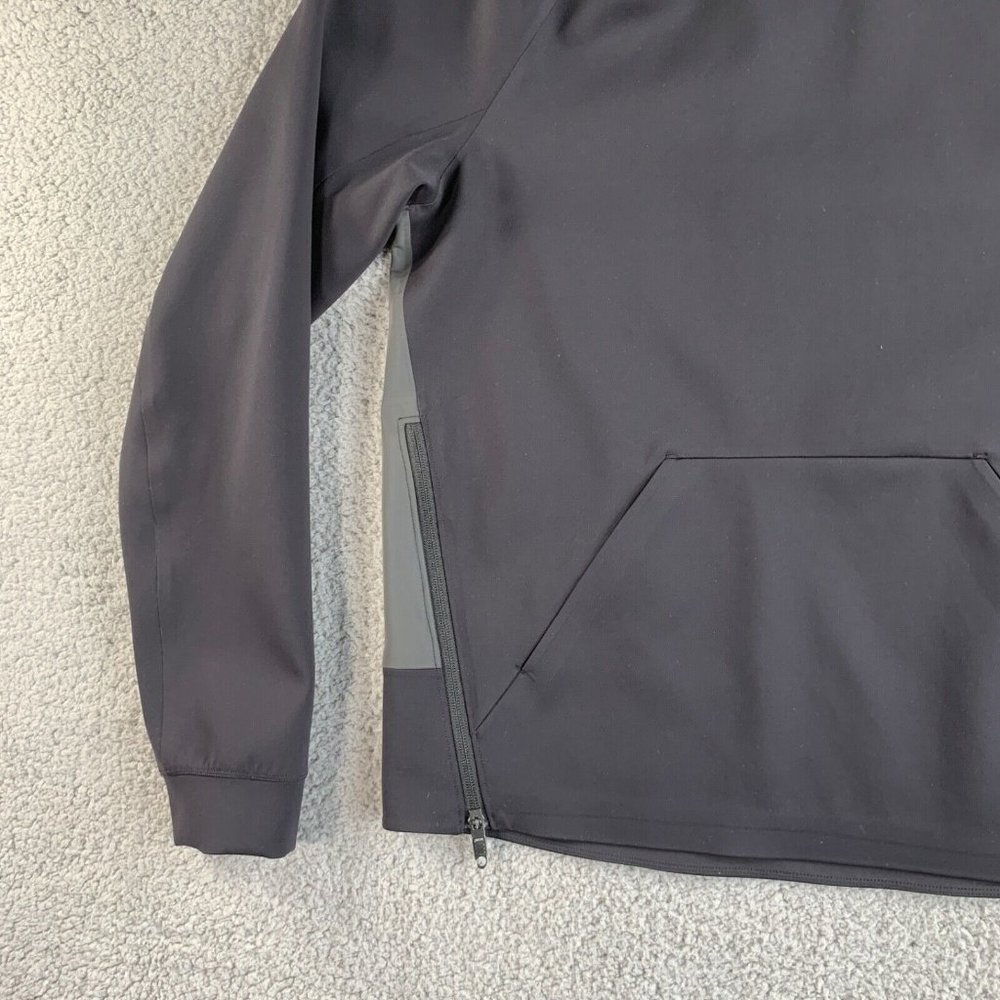 NEW Lululemon Jacket Mens Large Black Chamber Reflective Pullover Active Running - Picture 5 of 14